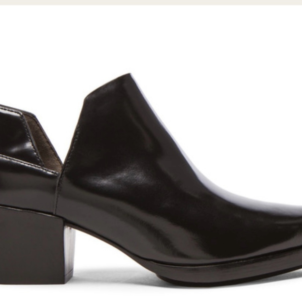 3.1 Phillip Lim Glossy Black Ankle Booties